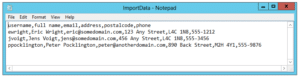 powershell import csv header import